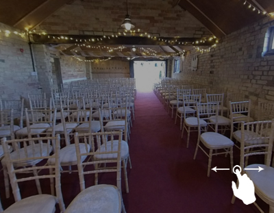 360 degree wedding venue photo